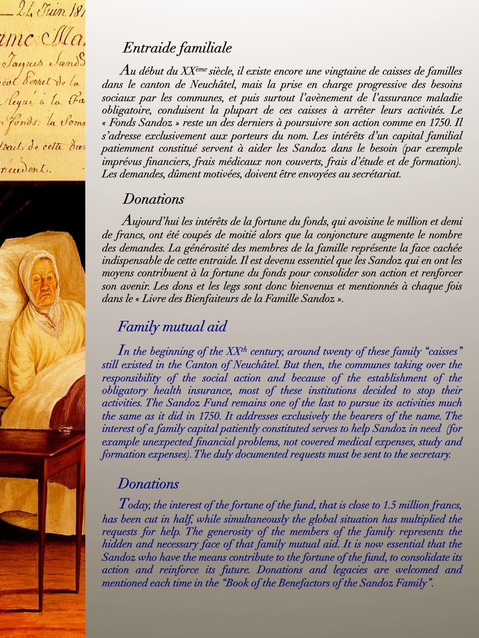 Livre du fonds Sandoz